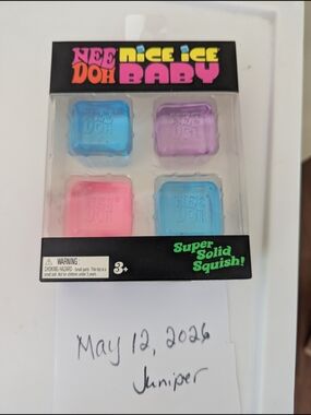 Nee Doh Nice Ice Baby Squishy Set - Blue, Purple, Pink